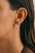 FLAMING HEART STUD GOUD